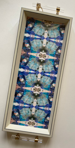 Hello Allison Art Vanity Tray in Blue