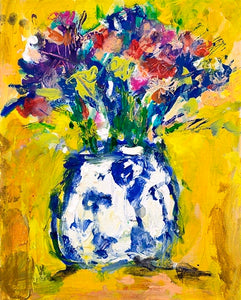 FLOWERS IN A GINGER JAR PRINT