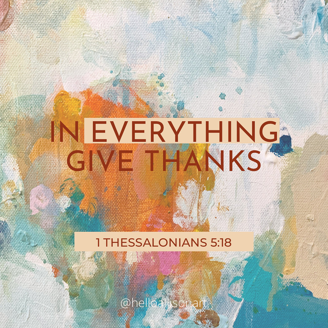 “Give Thanks” Art Digital Download